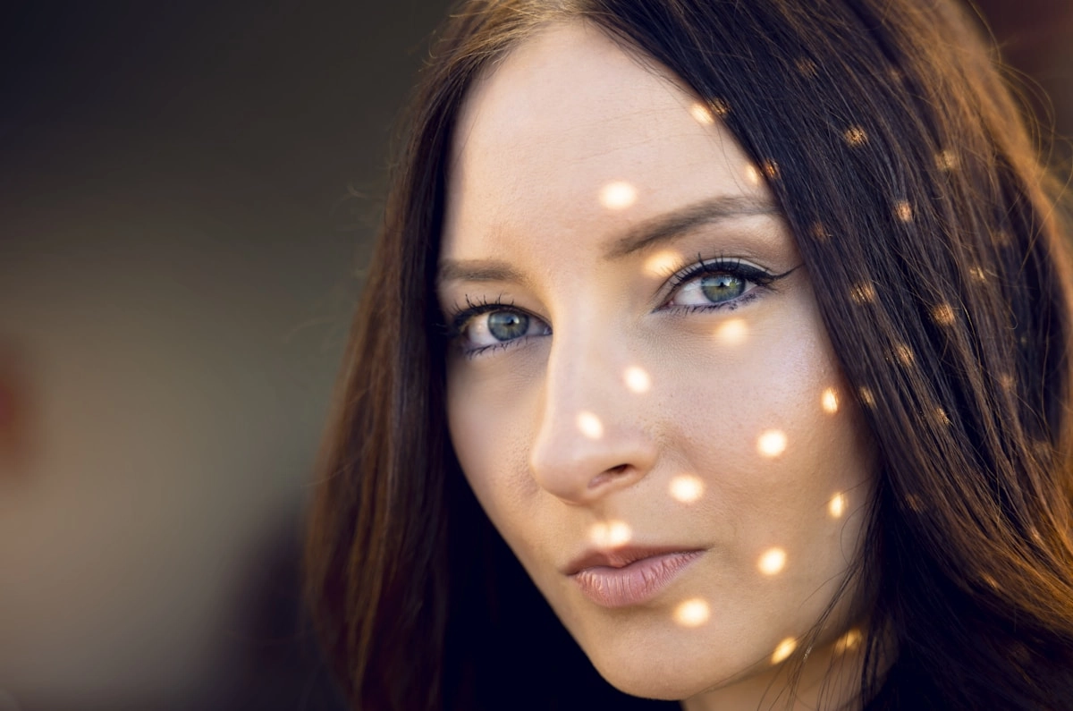 明亮健康的膚色，美白保養意象圖