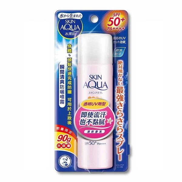 SKIN AQUA SARAFIT UV SARASARA SPRAY (AQUA FLORAL) / 曼秀雷敦水潤肌瞬間清爽防曬噴霧 (清新香氛) - 正面縮圖