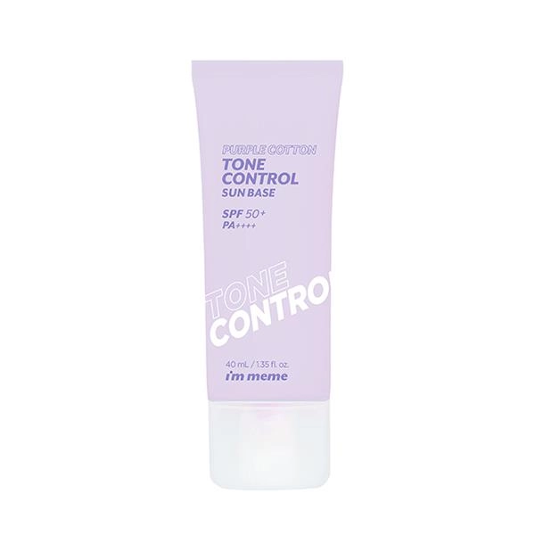 I'M MEME PURPLE COTTON TONE CONTROL SUN BASE