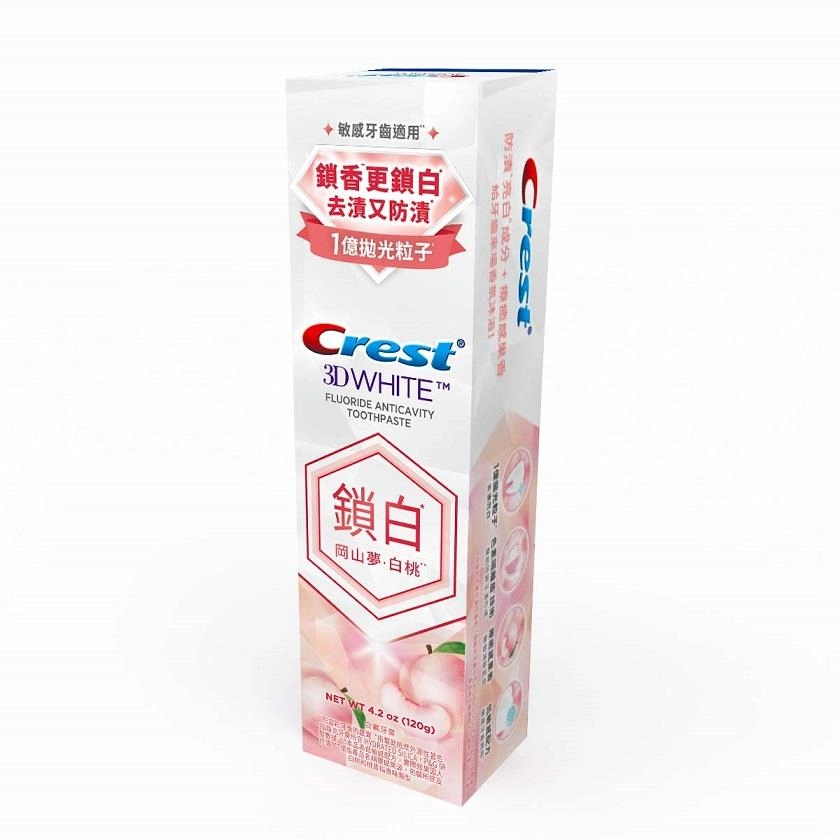 Crest 香氛鎖白牙膏-岡山夢-白桃