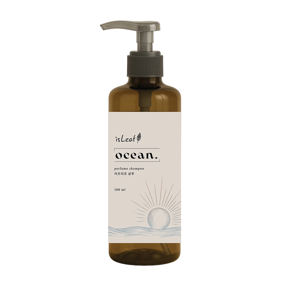 isLeaf純淨香氛洗髮精500ml-暮光海洋(涼感控油+冰河水) - 正面縮圖